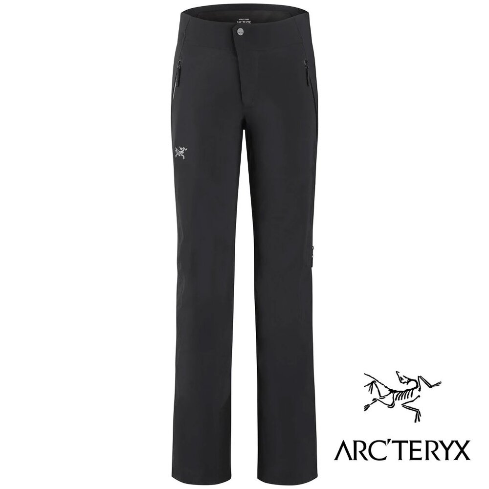Arc'teryx Ravenna Gore-Tex Waterproof Ski Pants Black US 10 Tall Women